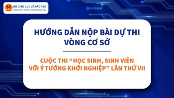 Hướng dẫn nộp bài thi vòng cơ sở - Cuộc thi “Học sinh, sinh viên với ý tưởng khởi nghiệp” lần thứ VII