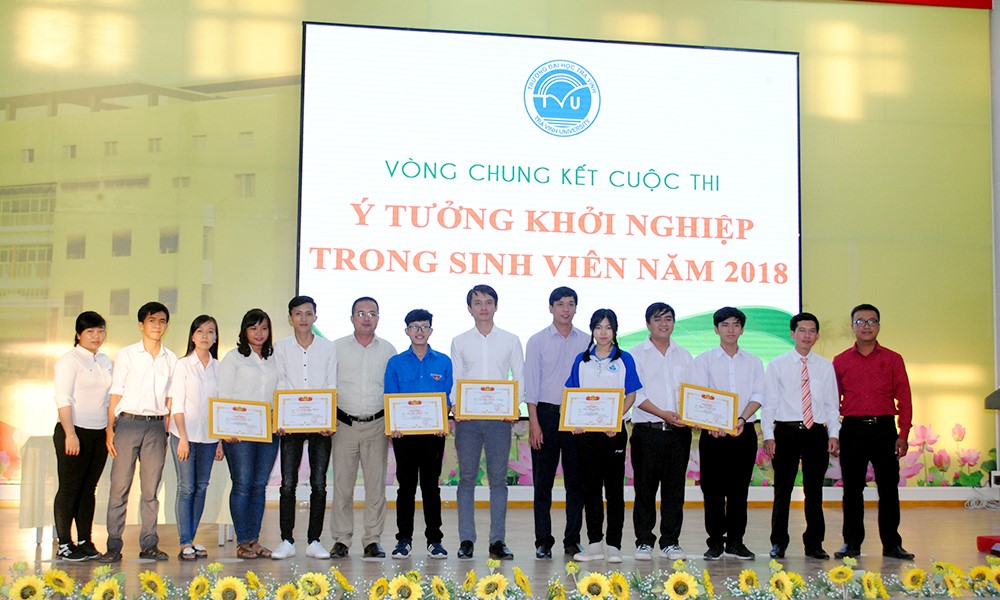Vòng chung kết cuộc thi “Học sinh, sinh viên khởi nghiệp 2018” diễn ra tại Đại học Trà Vinh