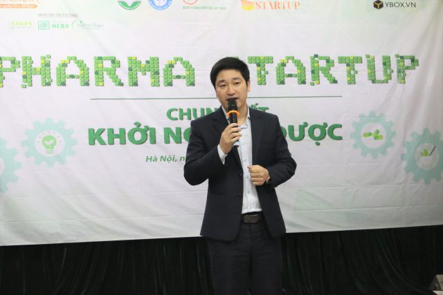 Chuyên gia Đỗ Mạnh Hùng chia sẻ tại Chung kết Khởi nghiệp Dược - Pharma Startup 2019.
