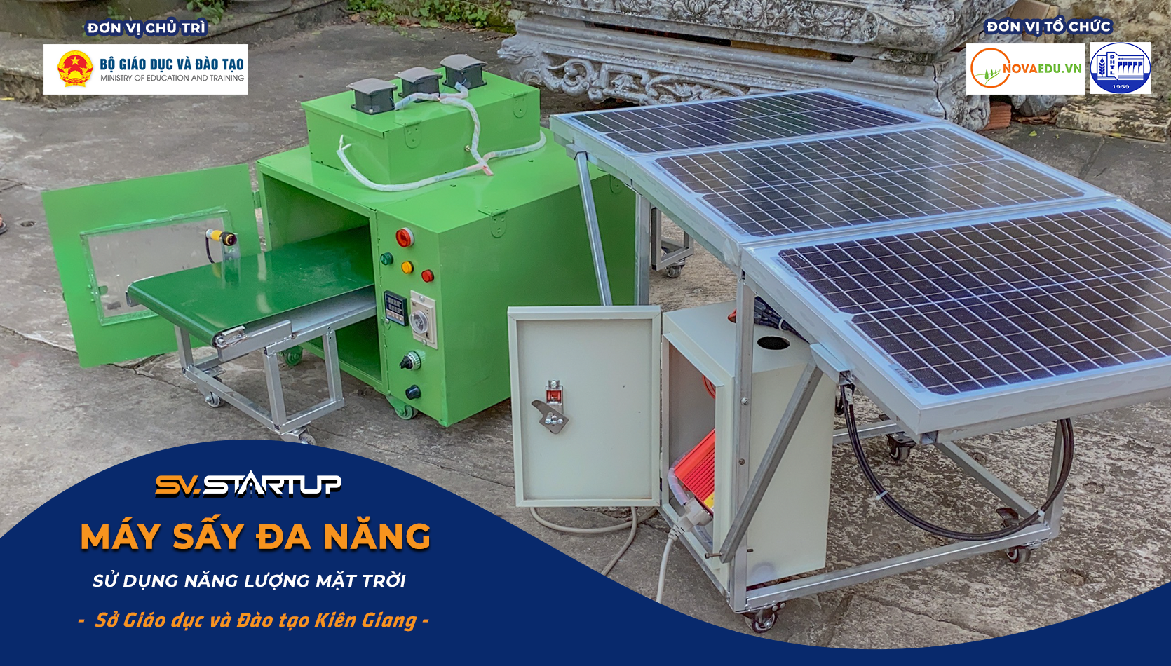 MÁY SẤY ĐA NĂNG - SỬ DỤNG NĂNG LƯỢNG MẶT TRỜI