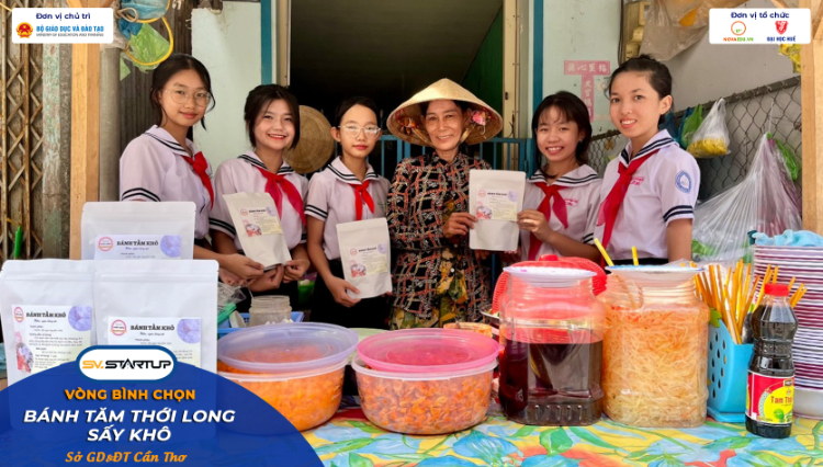 THƯƠNG MẠI HÓA SẢN PHẨM “BÁNH TẰM THỚI LONG SẤY KHÔ”