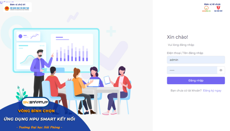 Xây dựng ứng dụng HPU Smart kết nối và chia sẻ thông tin giữa sinh viên đến giảng viên và các phòng ban chức năng của trường Đại Học Hải Phòng