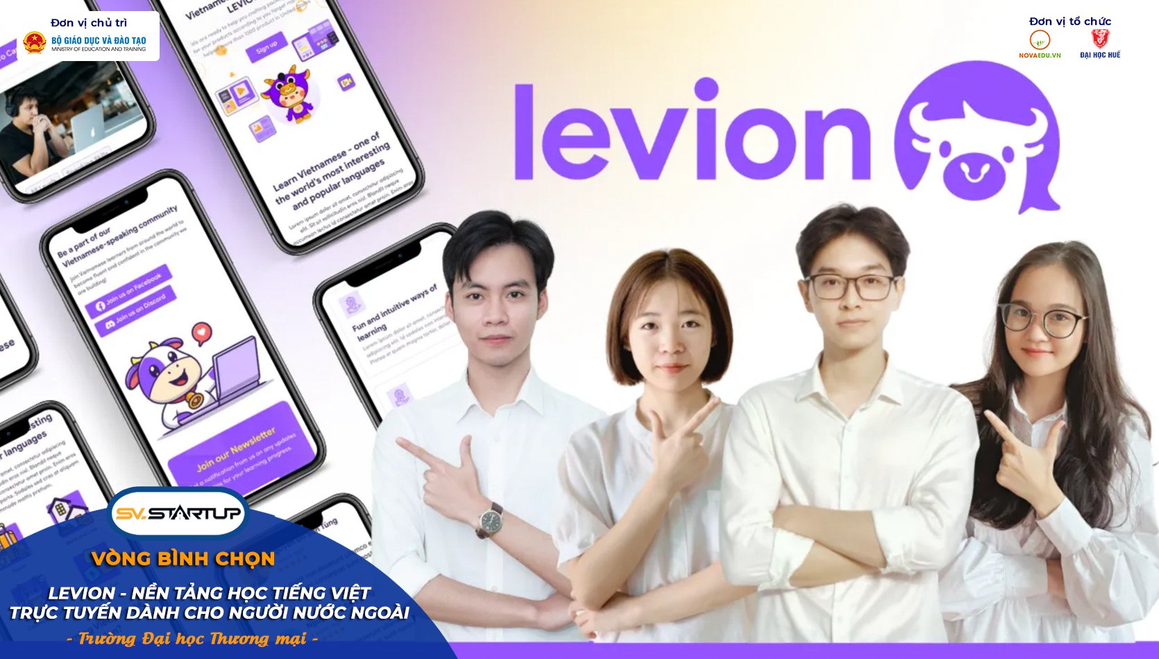 Levion - Nền tảng học Tiếng Việt trực tuyến dành cho người nước ngoài.