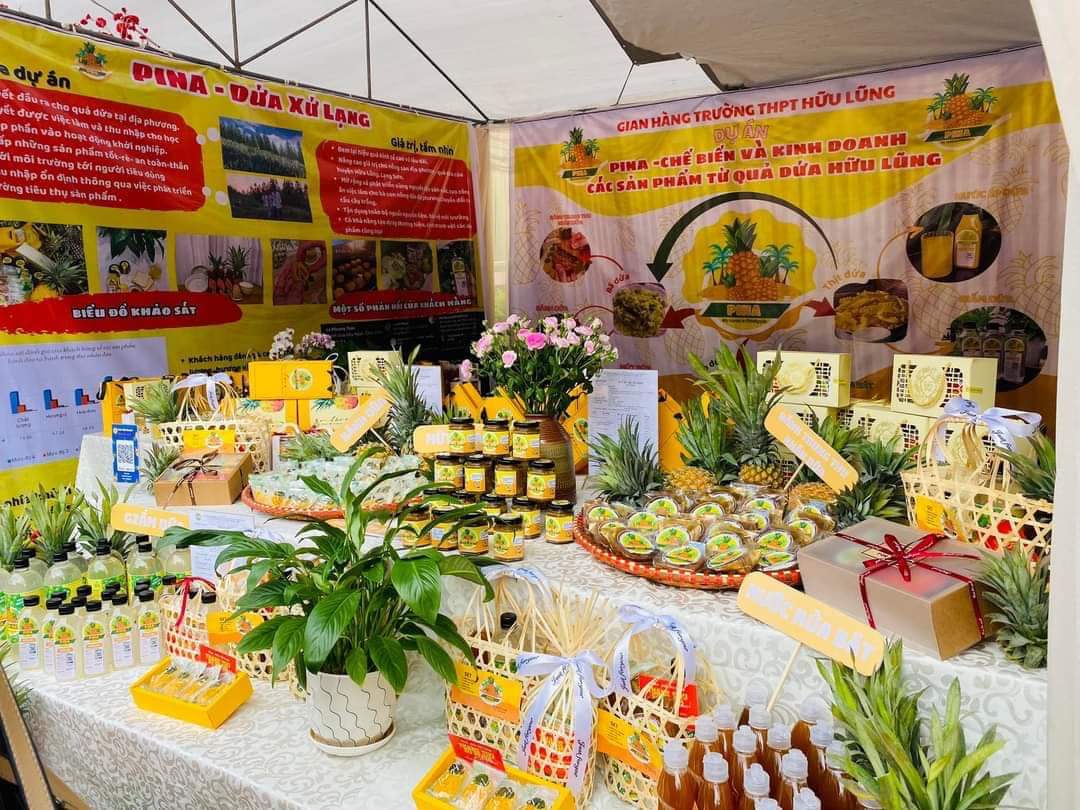 PINA - Chế biến và kinh doanh các sản phẩm từ quả dứa Hữu Lũng